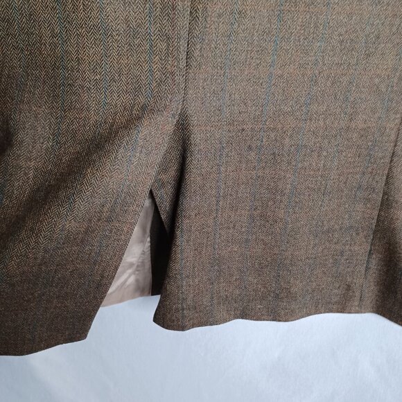 Ralph Lauren Lambs Wool Blazer Mens 42R Brown Single Breasted Made in Canada - Picture 9 of 12